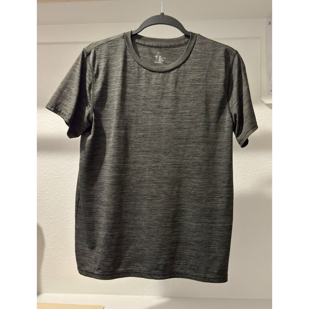 Gray Heather Crew Neck Athletic T-Shirt Size XL